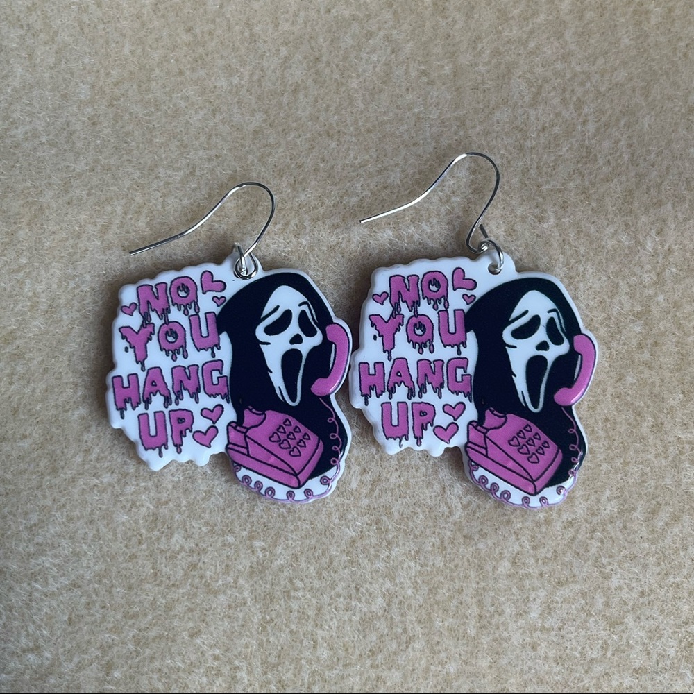 *3 for $20* Funny Halloween “Scream” Earrings